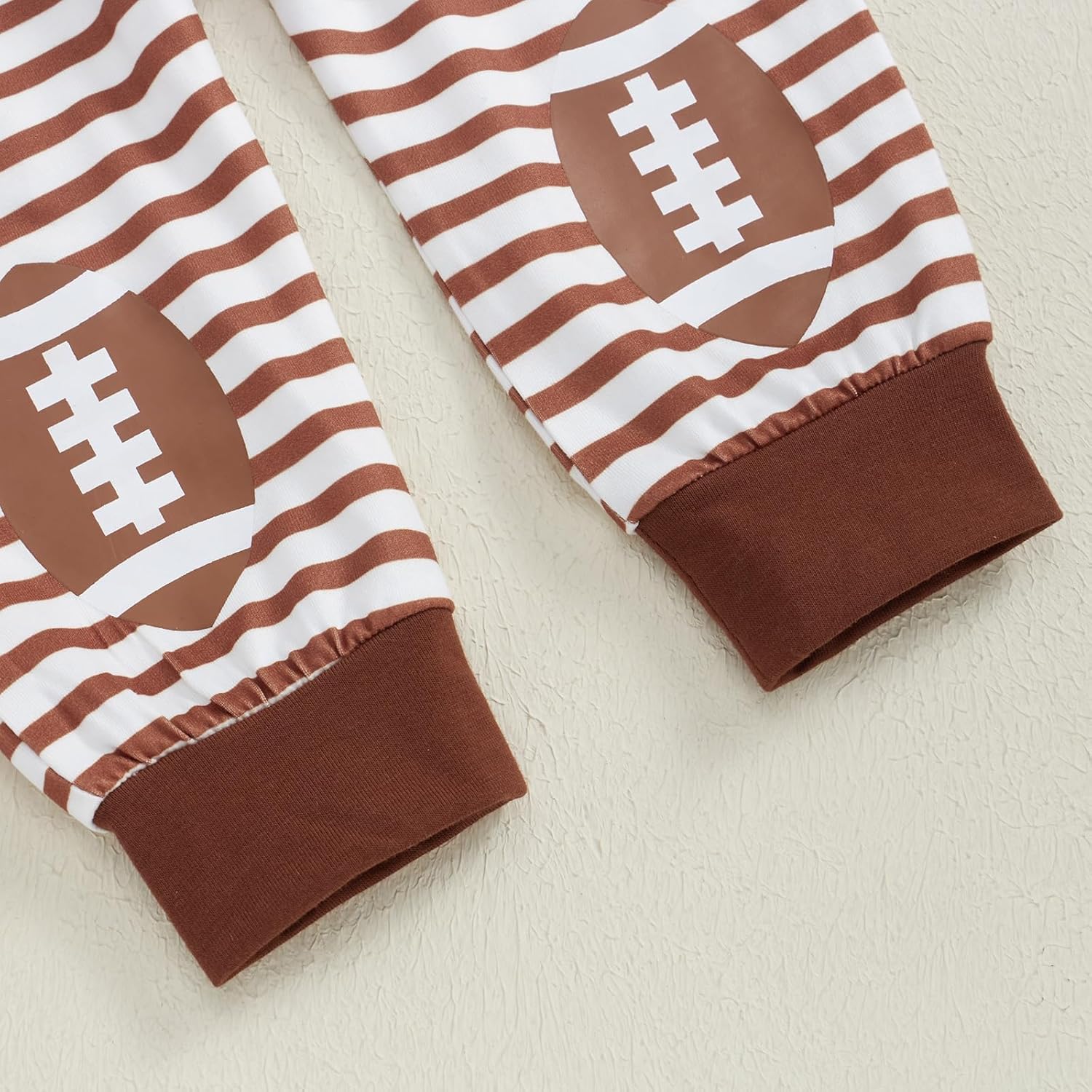 Newborn Baby Boy Football Outfit Romper Pants Set for Fall Innovation