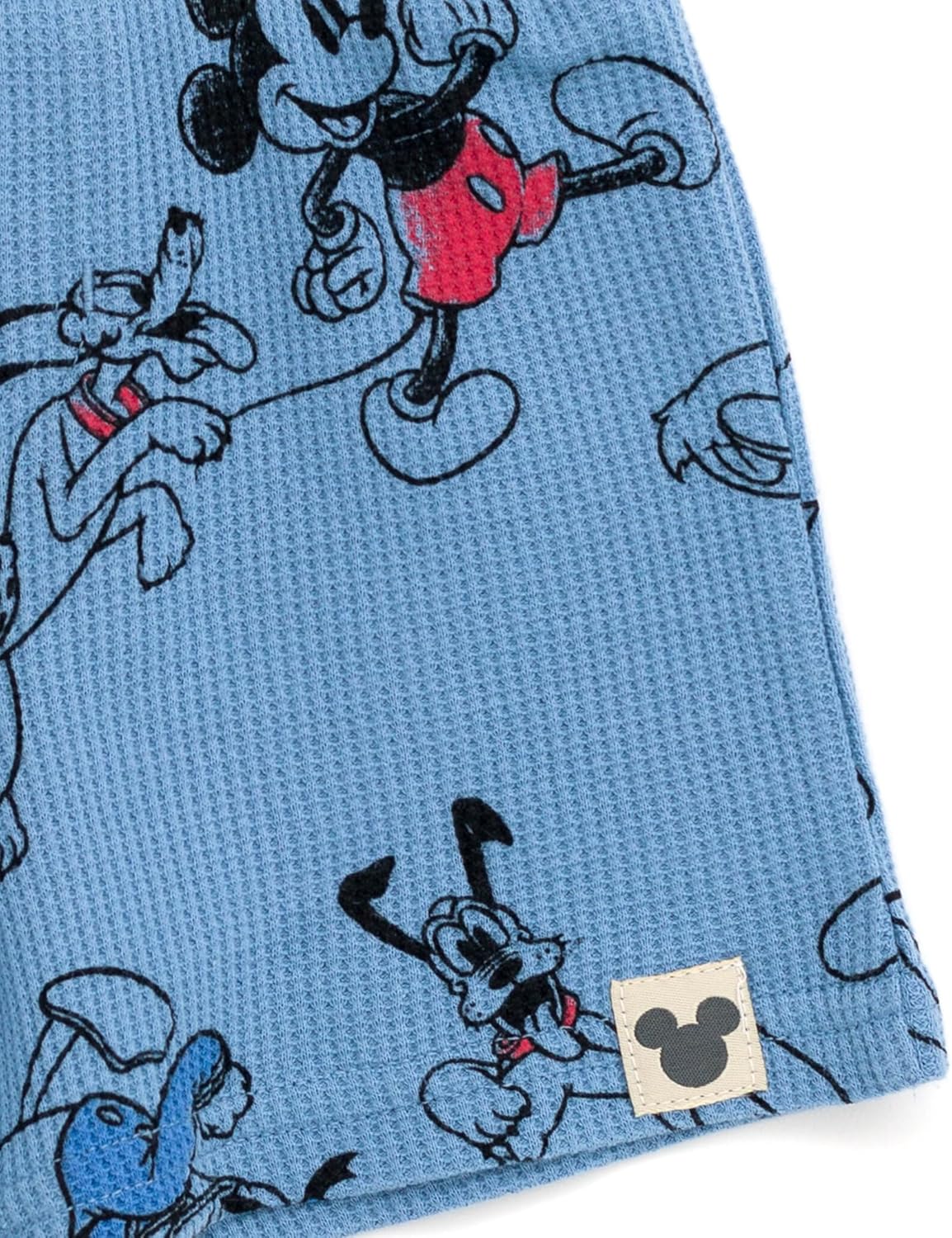 Disney Waffle Knit T-Shirt and Shorts Outfit Set for Babies
