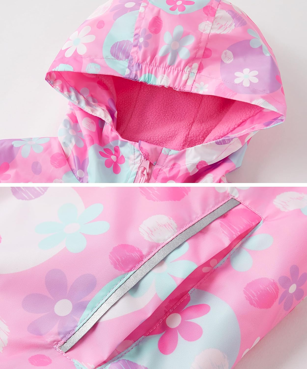 M2C Boys Girls Rain Jacket Waterproof Keep Dry