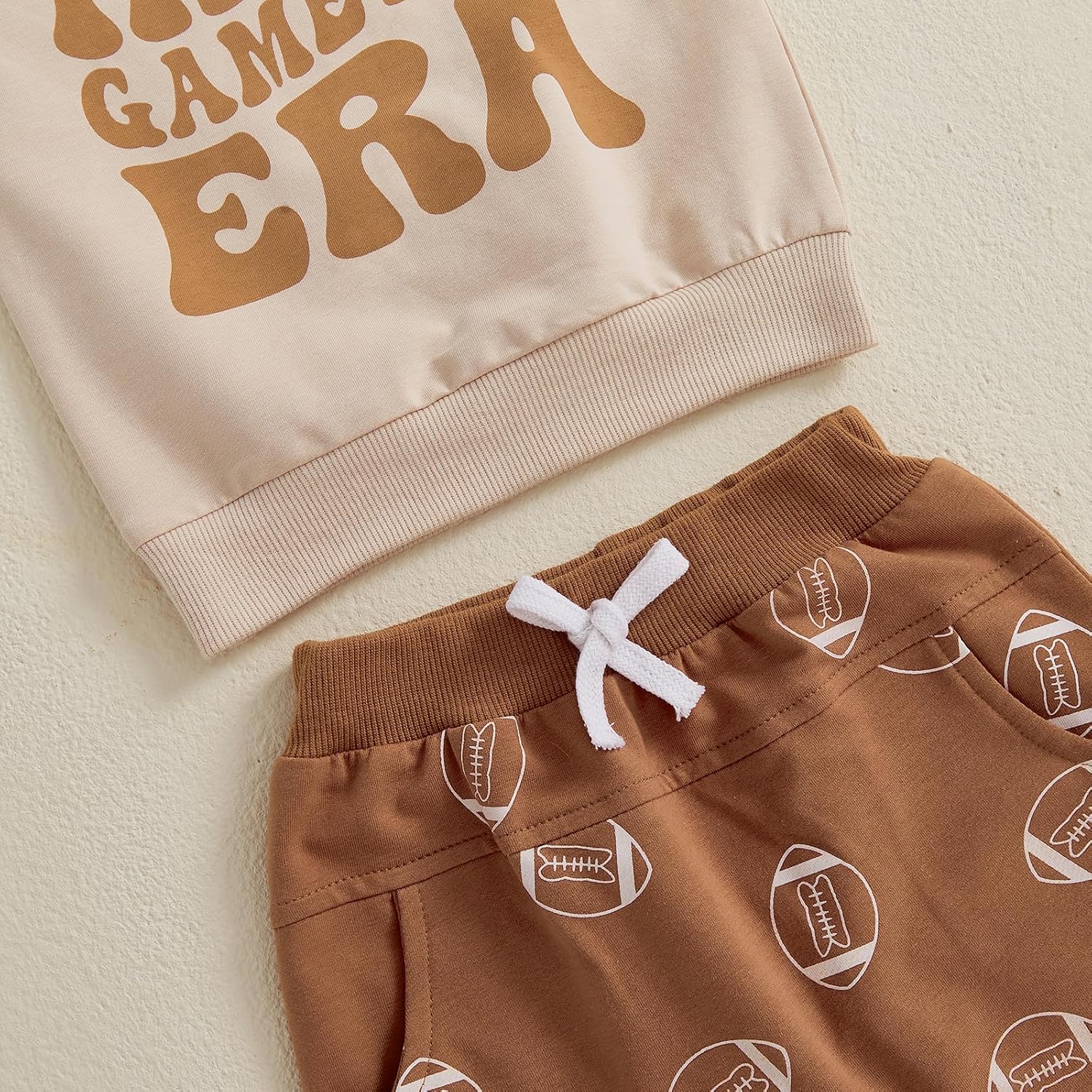 Football Fun Toddler Boy Outfit Game Day Set