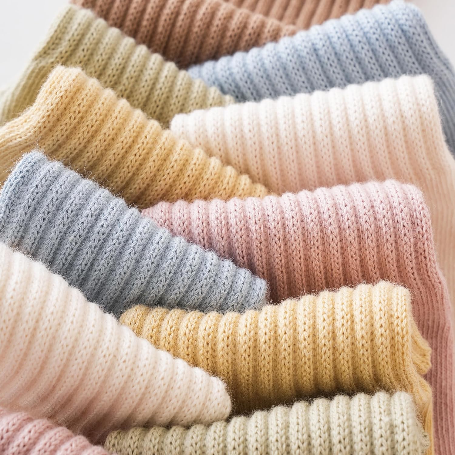 VWU Baby Crew Socks with Grips for Toddler