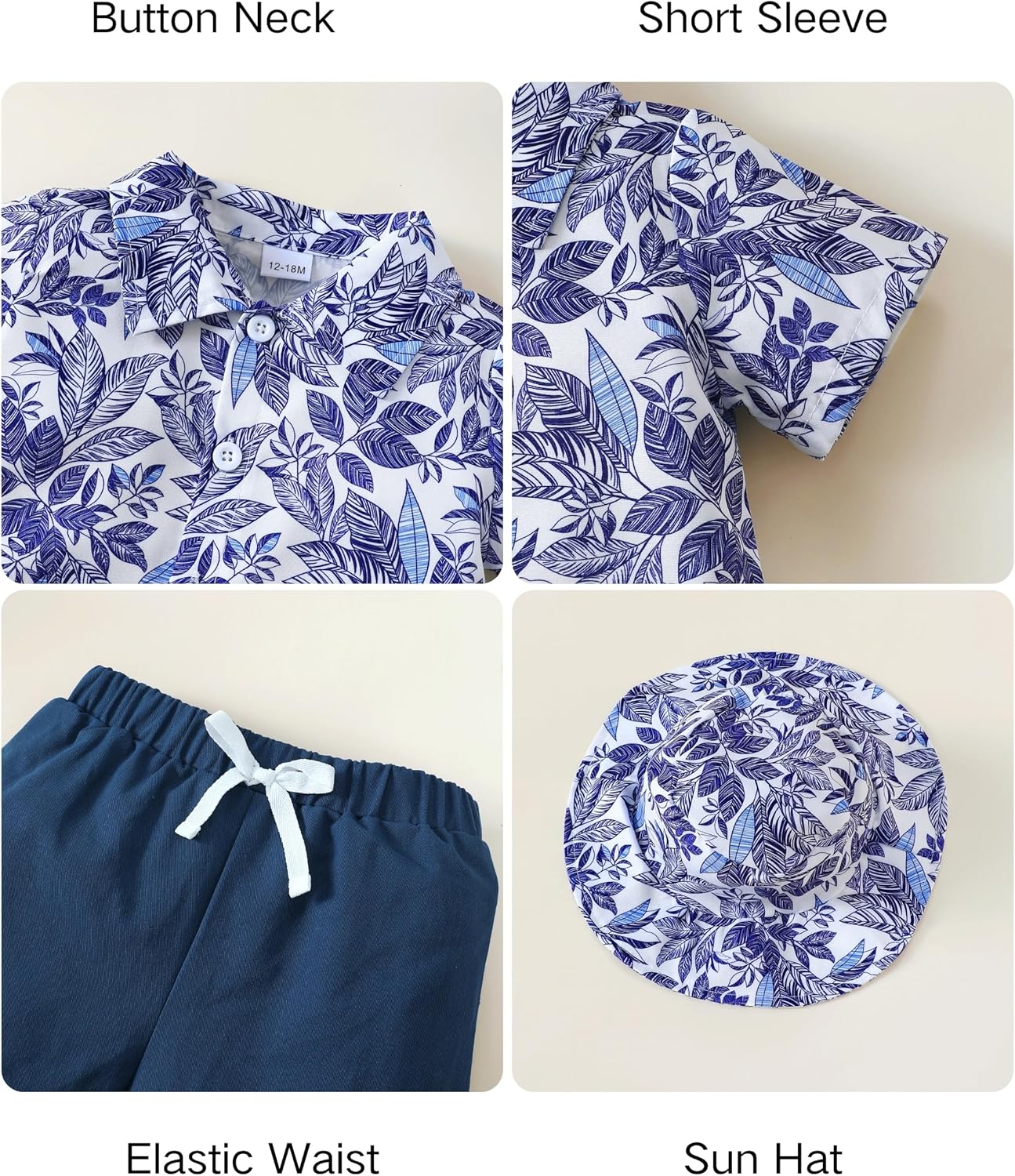 XUANHAOHawaiian Toddler ComfortableSet