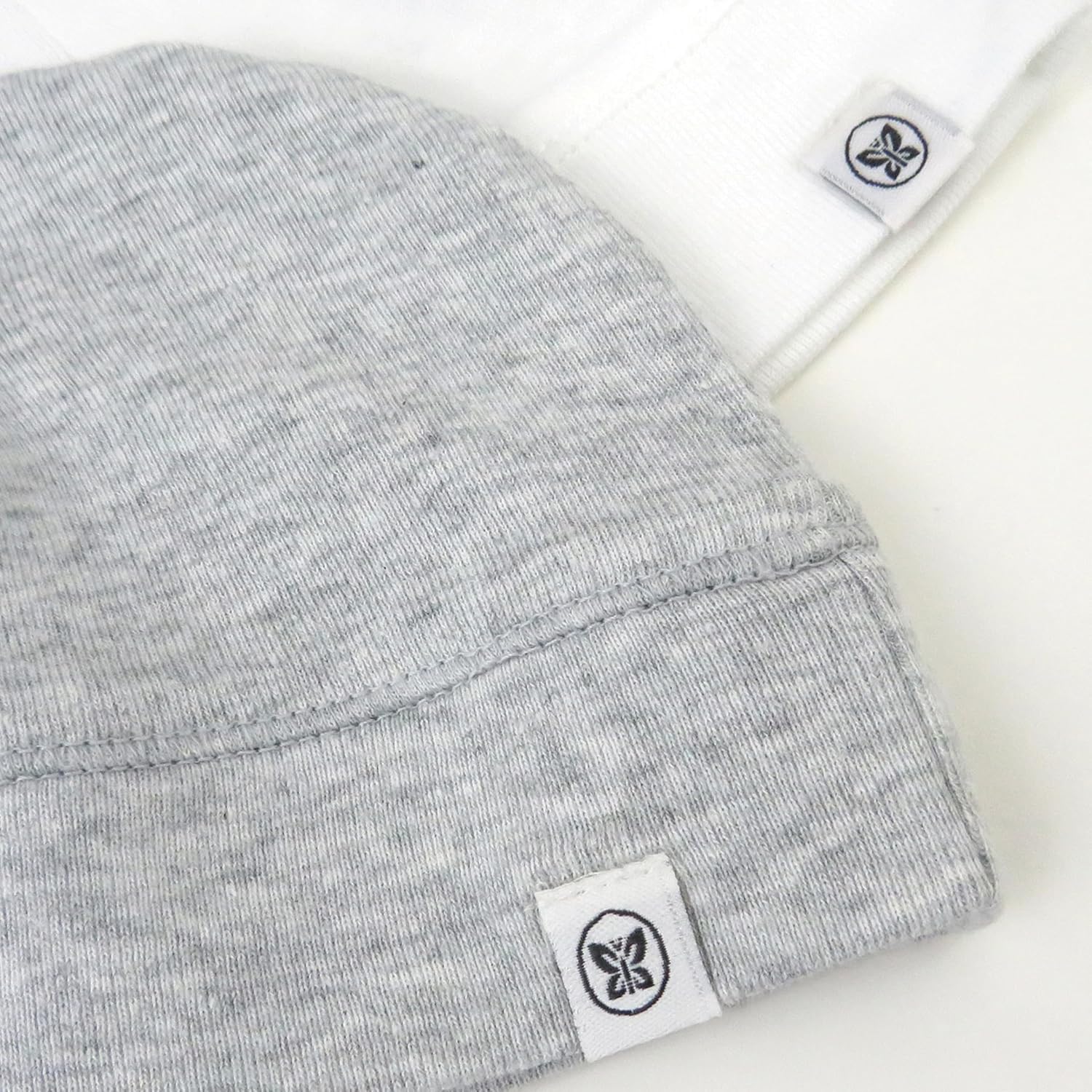 100 Organic Cotton Beanie Caps for Newborns