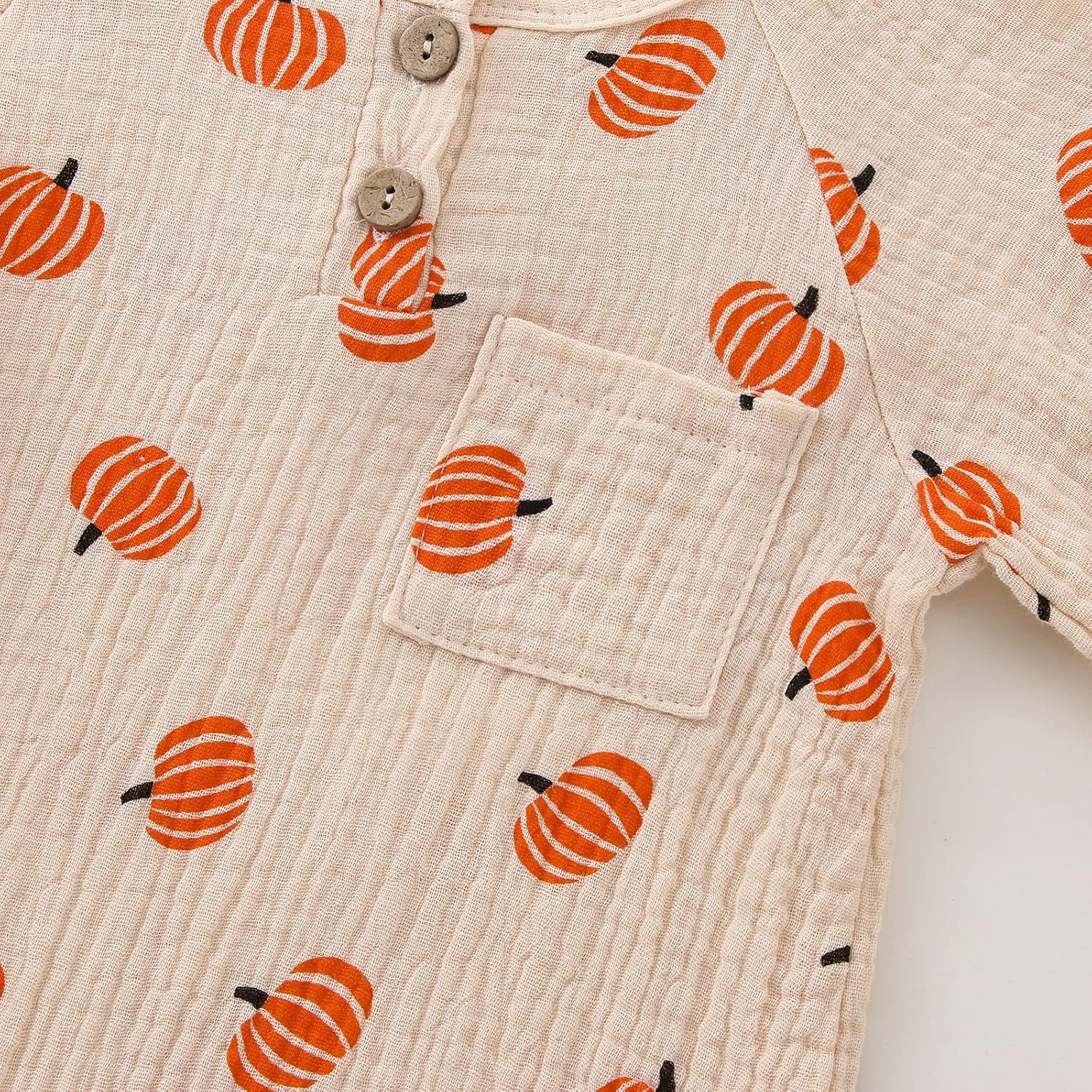 Halloween Infant Romper - pumpkin ghost print