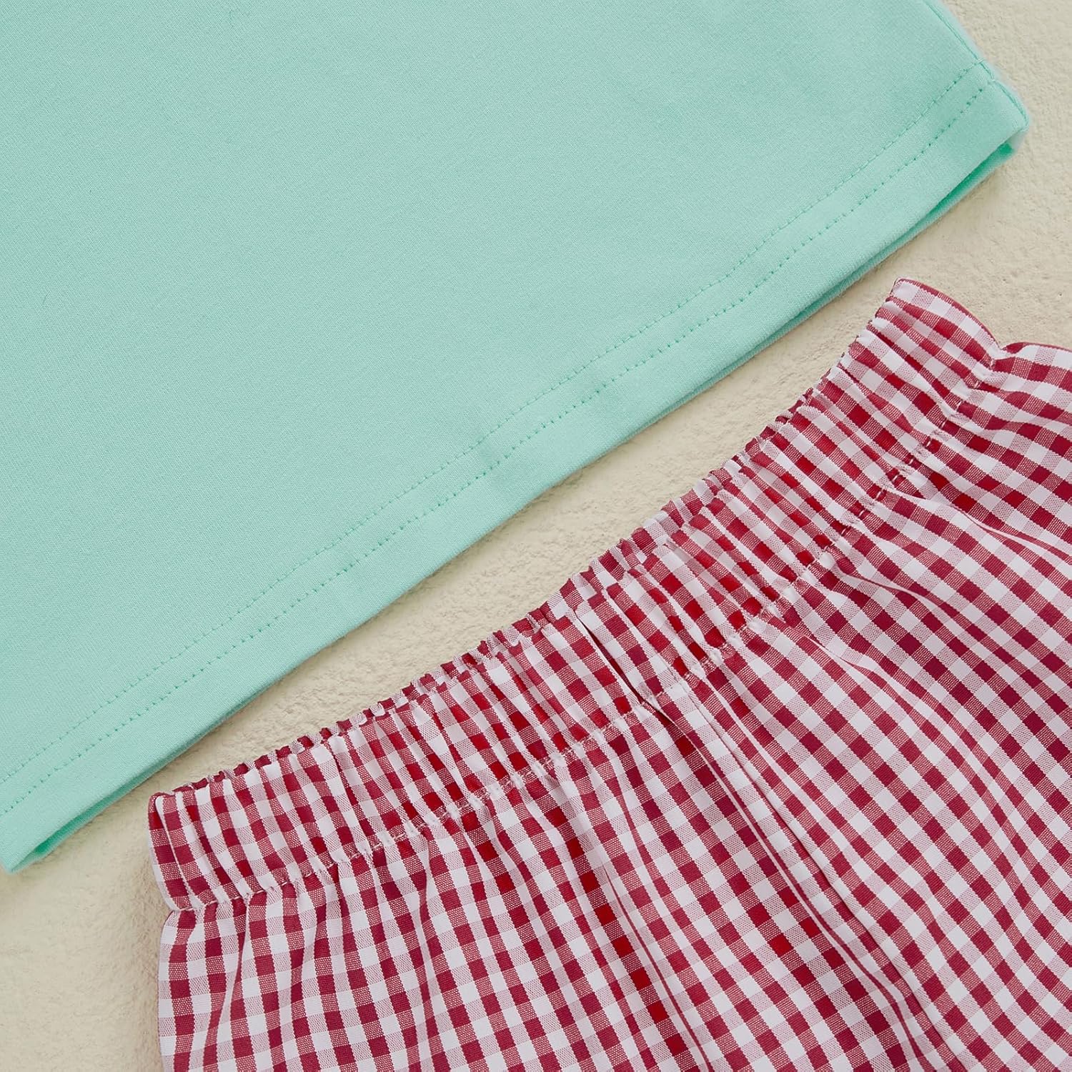 Engofs Boys Summer Shorts Sets - Trendy Toddler Outfit with Fruit Embroidery