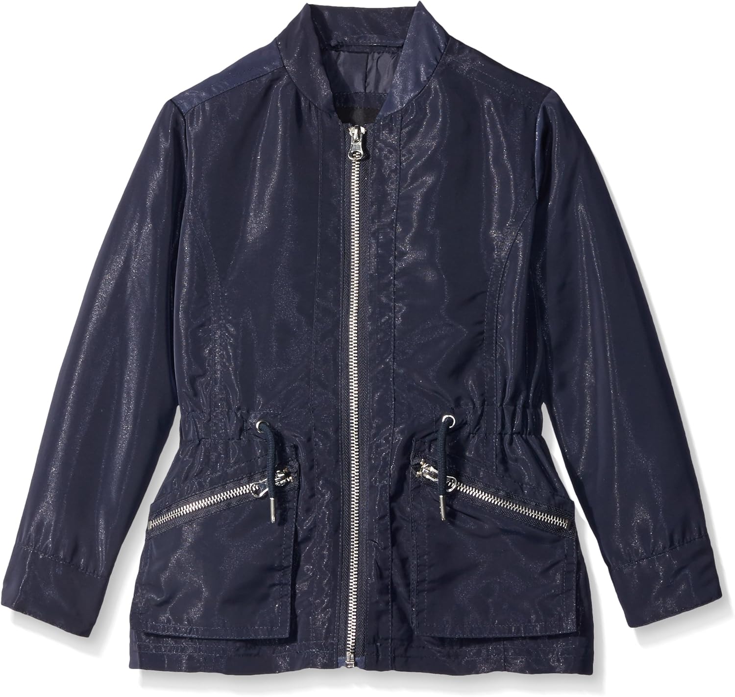 Perfect Little Shiney nylon anorak Cozy waterproof and stylish for girls