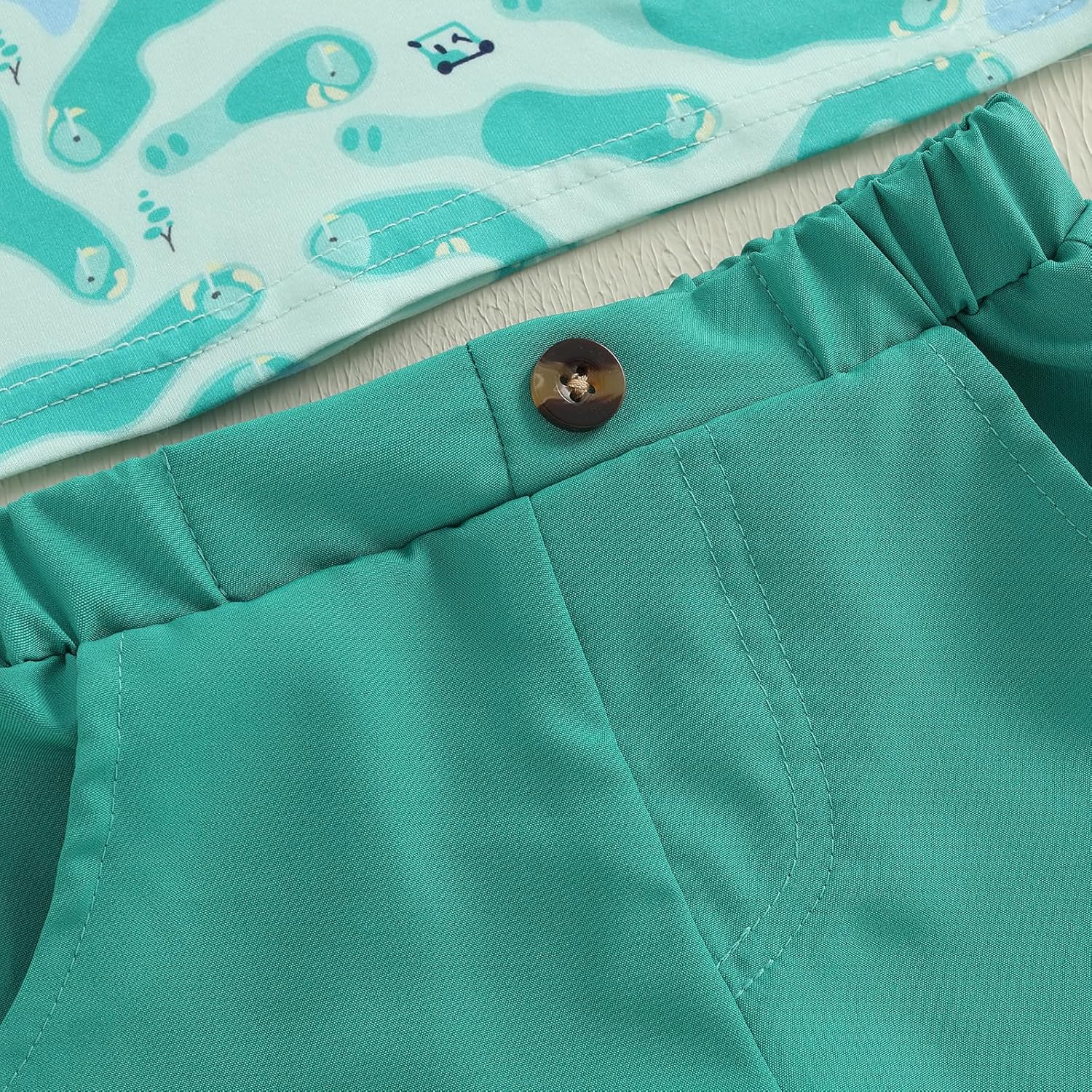 Chloefairy Toddler Boys Golf Outfit 2-Piece Set