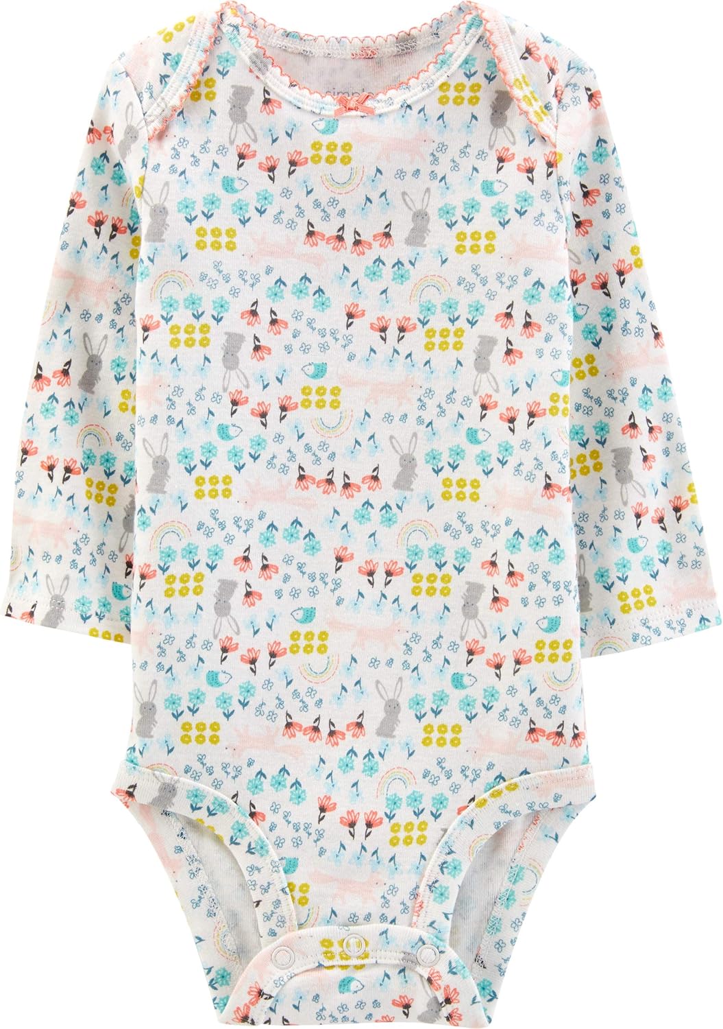 Simple Joys by Carters Baby Girls Long-Sleeve Bodysuit 5-Pack