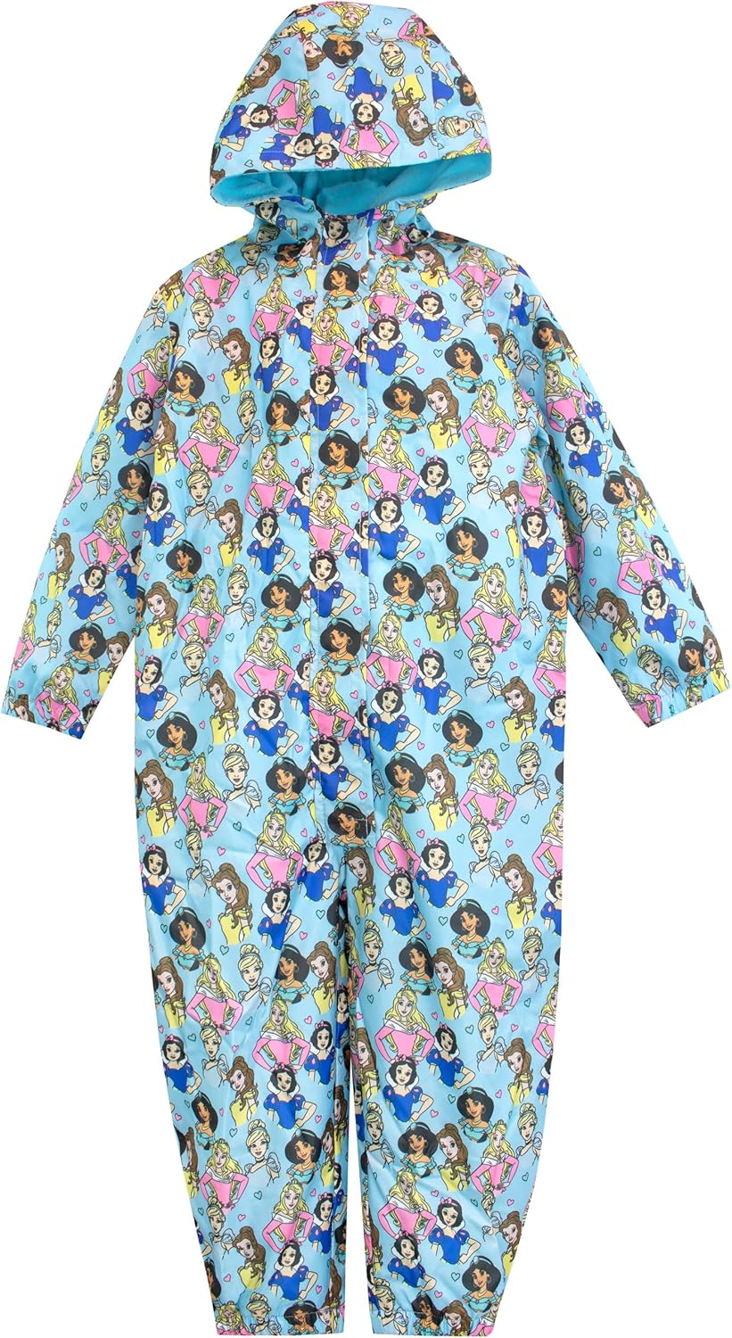 Quantum Rain Coats Disney Princess waterproof coverall for toddlers