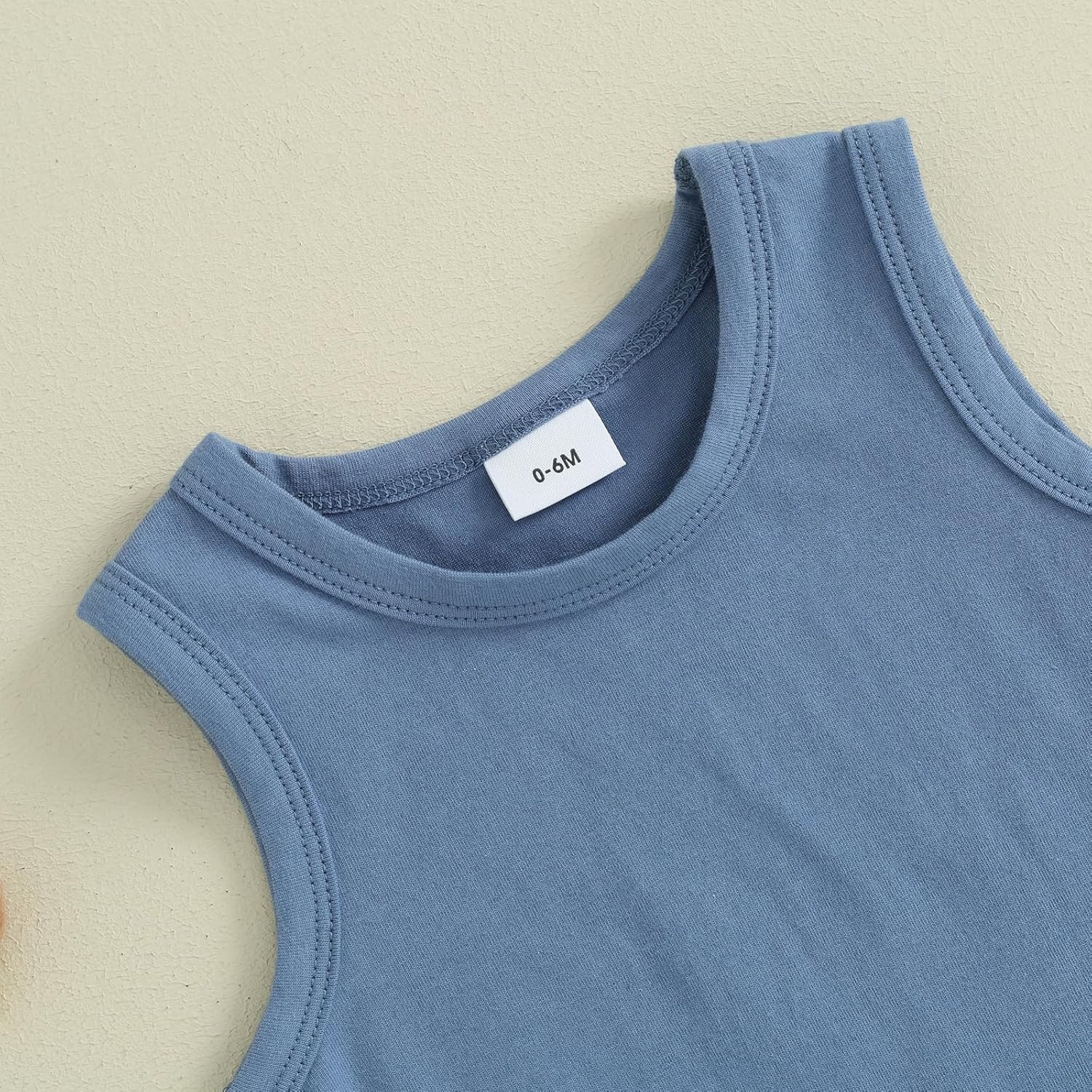 Amiblvowing Brand Newborn Baby Summer Toddler Boy Cami Tank set