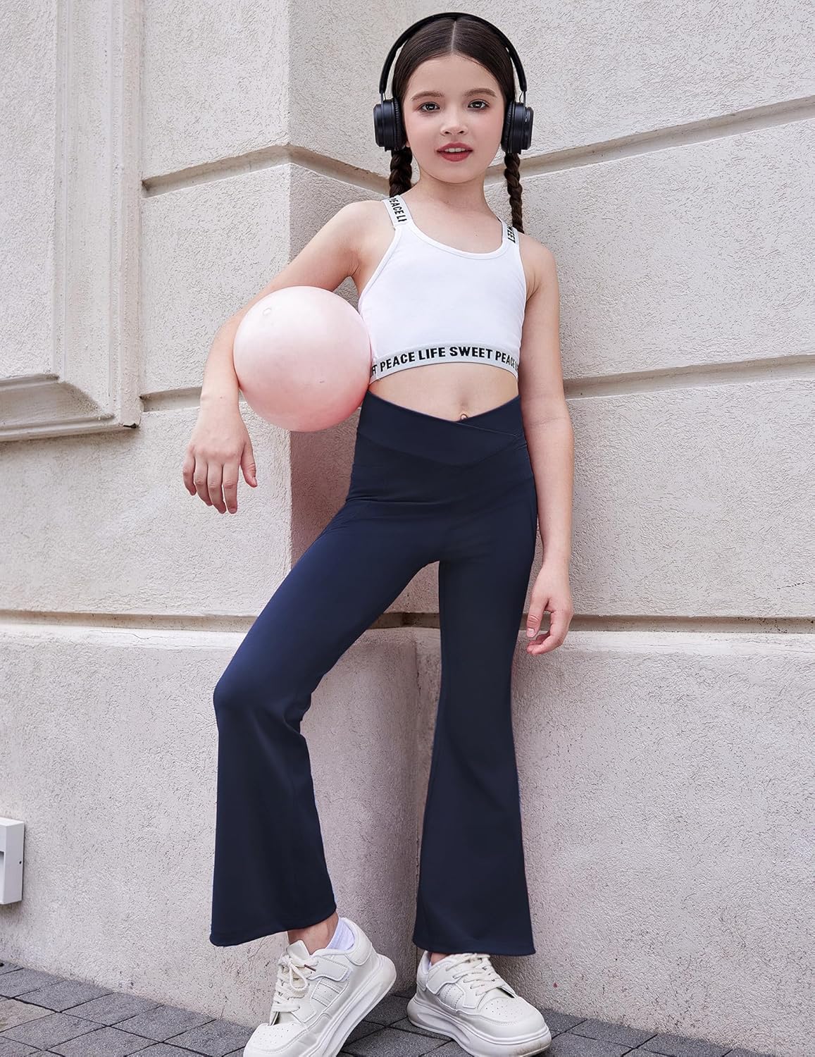 Zaclotre Girls Flare Leggings